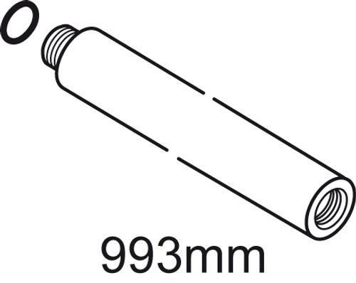 IS-Brausestange-d25-Abstand-L993mm-Chrom-A861144AA gallery number 1